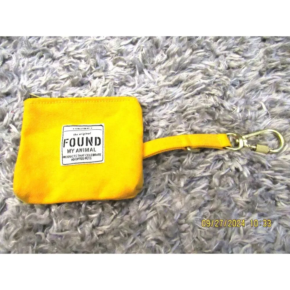 Sunshine Yellow Dog Bag Holder – Chic & Handy
